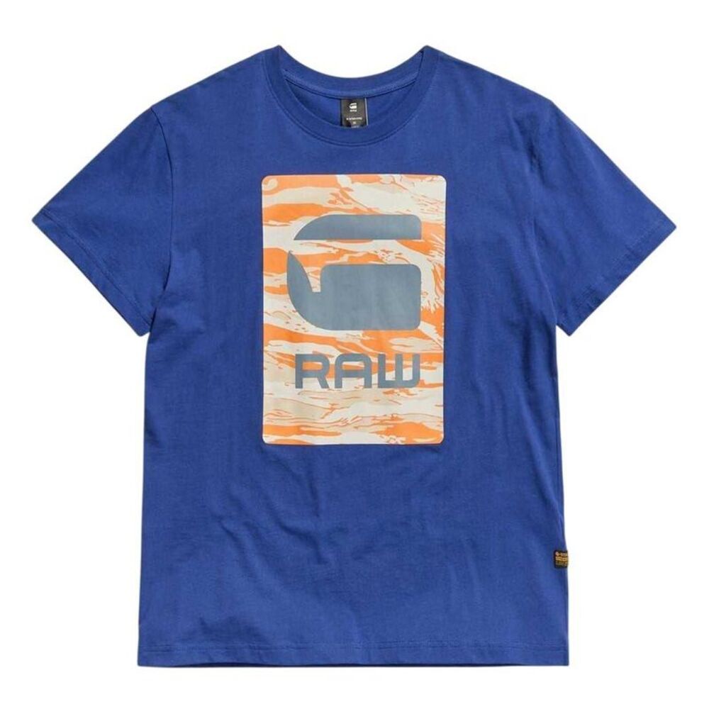 G-Star Mens Box Camo T-Shirt / Ballad Blue